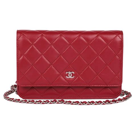 chanel quilted box chain bag|Chanel wallet on chain size.